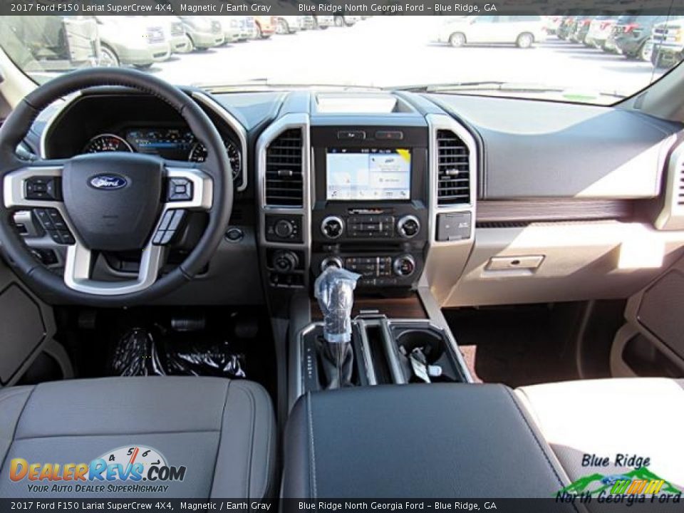 2017 Ford F150 Lariat SuperCrew 4X4 Magnetic / Earth Gray Photo #17