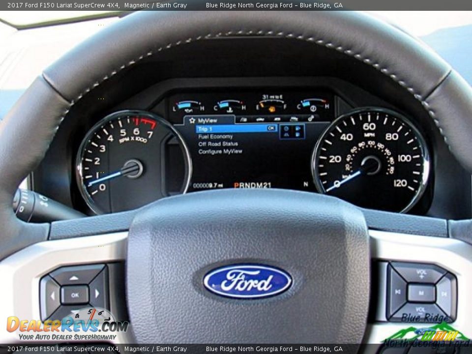 2017 Ford F150 Lariat SuperCrew 4X4 Magnetic / Earth Gray Photo #19