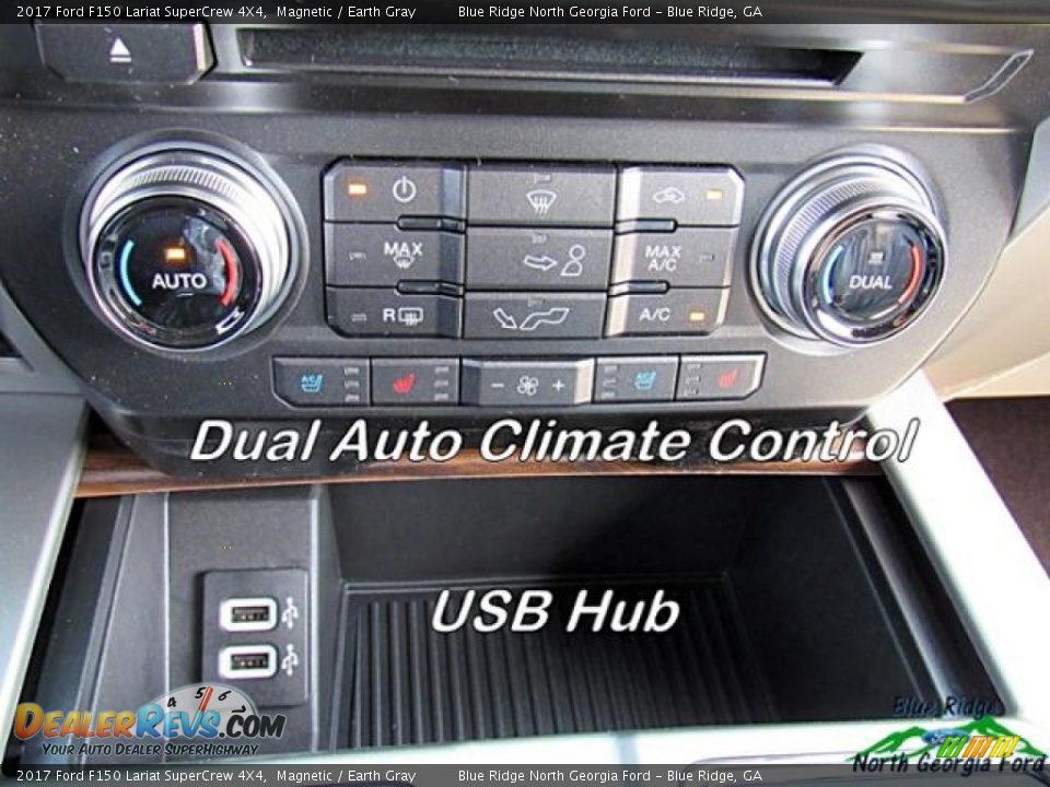 2017 Ford F150 Lariat SuperCrew 4X4 Magnetic / Earth Gray Photo #24