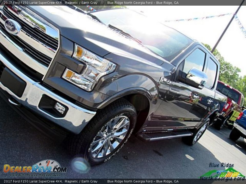 2017 Ford F150 Lariat SuperCrew 4X4 Magnetic / Earth Gray Photo #36