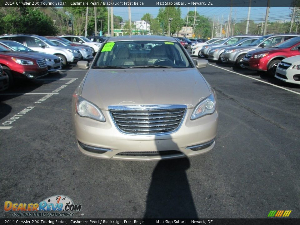 2014 Chrysler 200 Touring Sedan Cashmere Pearl / Black/Light Frost Beige Photo #3