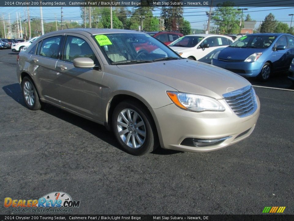 2014 Chrysler 200 Touring Sedan Cashmere Pearl / Black/Light Frost Beige Photo #4