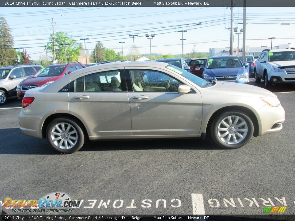 2014 Chrysler 200 Touring Sedan Cashmere Pearl / Black/Light Frost Beige Photo #5