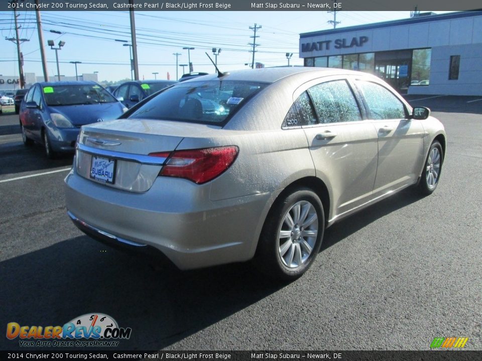 2014 Chrysler 200 Touring Sedan Cashmere Pearl / Black/Light Frost Beige Photo #6