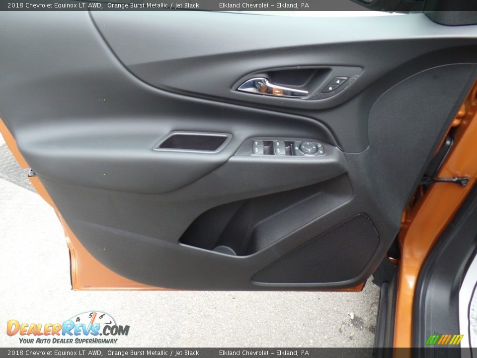 2018 Chevrolet Equinox LT AWD Orange Burst Metallic / Jet Black Photo #12