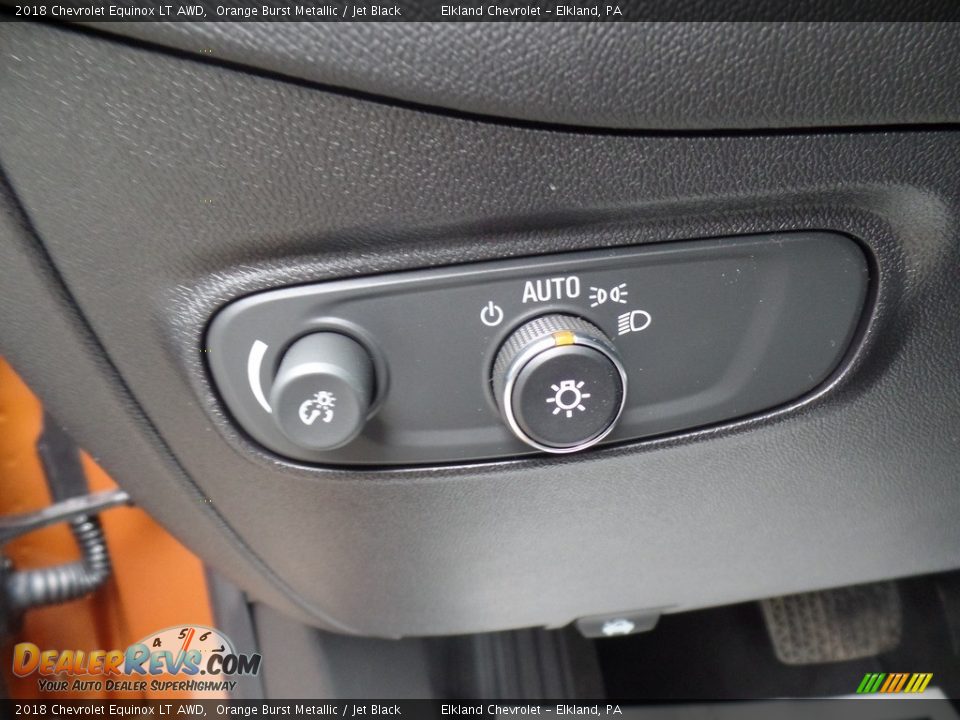 2018 Chevrolet Equinox LT AWD Orange Burst Metallic / Jet Black Photo #20