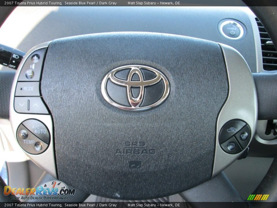 2007 Toyota Prius Hybrid Touring Seaside Blue Pearl / Dark Gray Photo #25