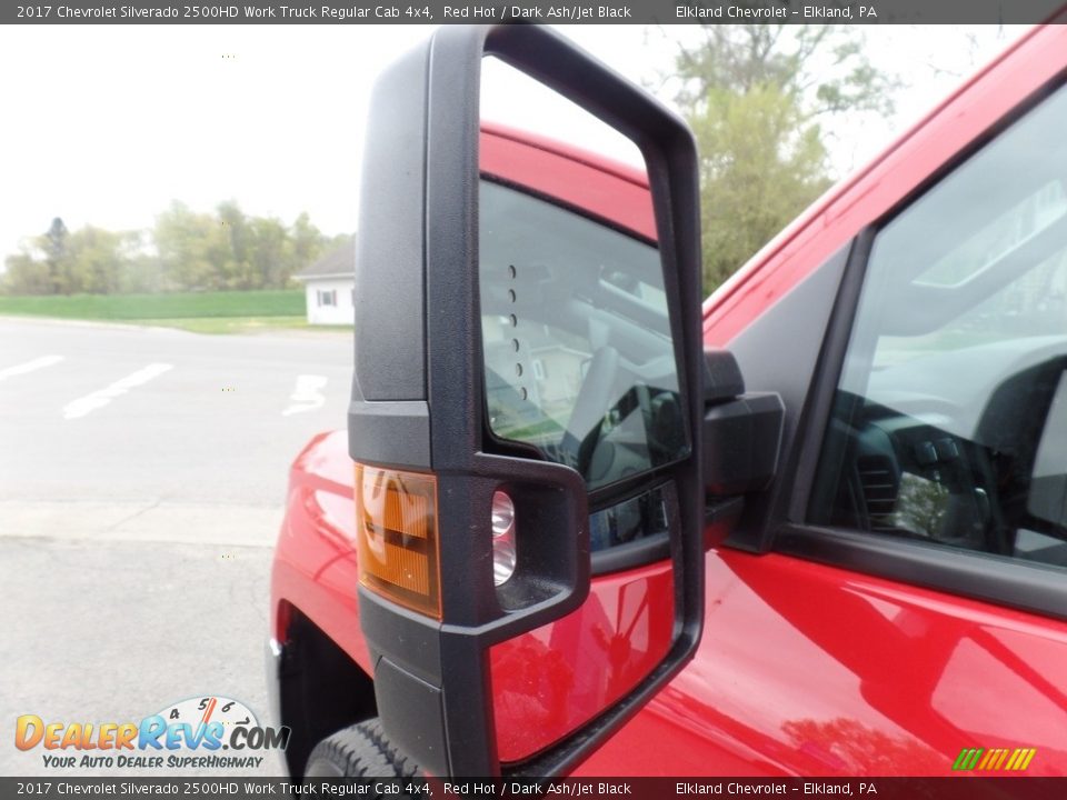 2017 Chevrolet Silverado 2500HD Work Truck Regular Cab 4x4 Red Hot / Dark Ash/Jet Black Photo #17