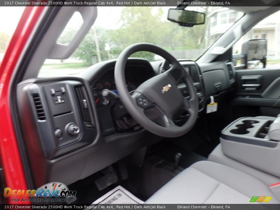 2017 Chevrolet Silverado 2500HD Work Truck Regular Cab 4x4 Red Hot / Dark Ash/Jet Black Photo #19