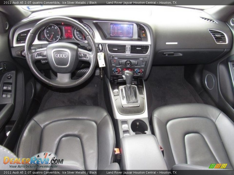 2011 Audi A5 2.0T quattro Convertible Ice Silver Metallic / Black Photo #4