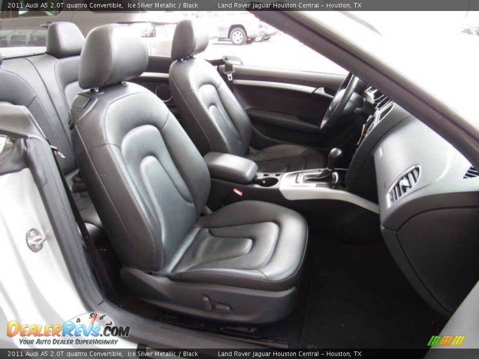 2011 Audi A5 2.0T quattro Convertible Ice Silver Metallic / Black Photo #5
