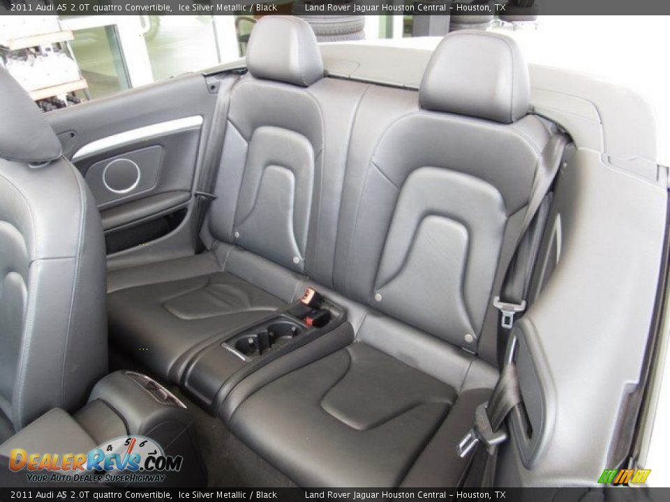 2011 Audi A5 2.0T quattro Convertible Ice Silver Metallic / Black Photo #14