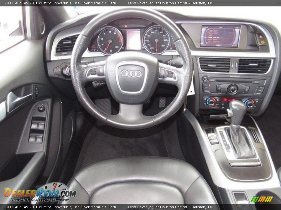 2011 Audi A5 2.0T quattro Convertible Ice Silver Metallic / Black Photo #15