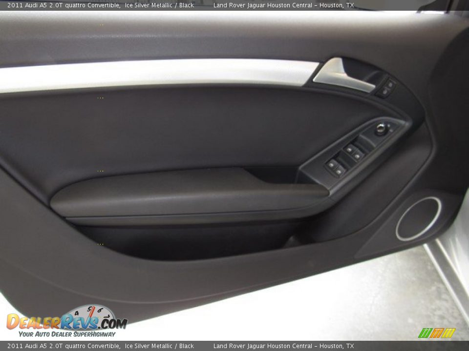 2011 Audi A5 2.0T quattro Convertible Ice Silver Metallic / Black Photo #21
