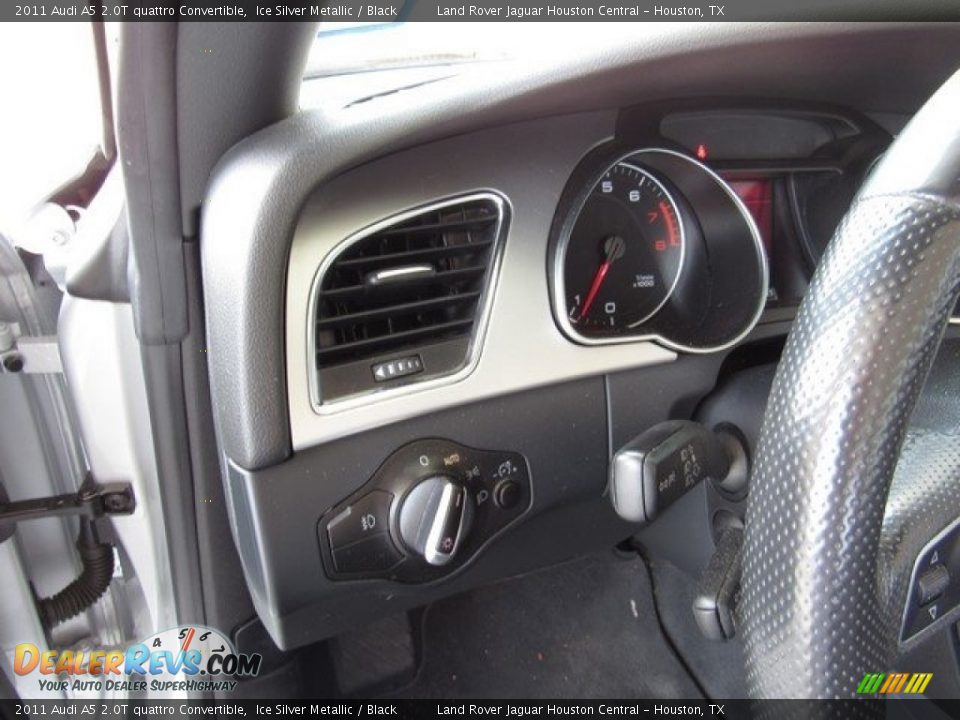 2011 Audi A5 2.0T quattro Convertible Ice Silver Metallic / Black Photo #24