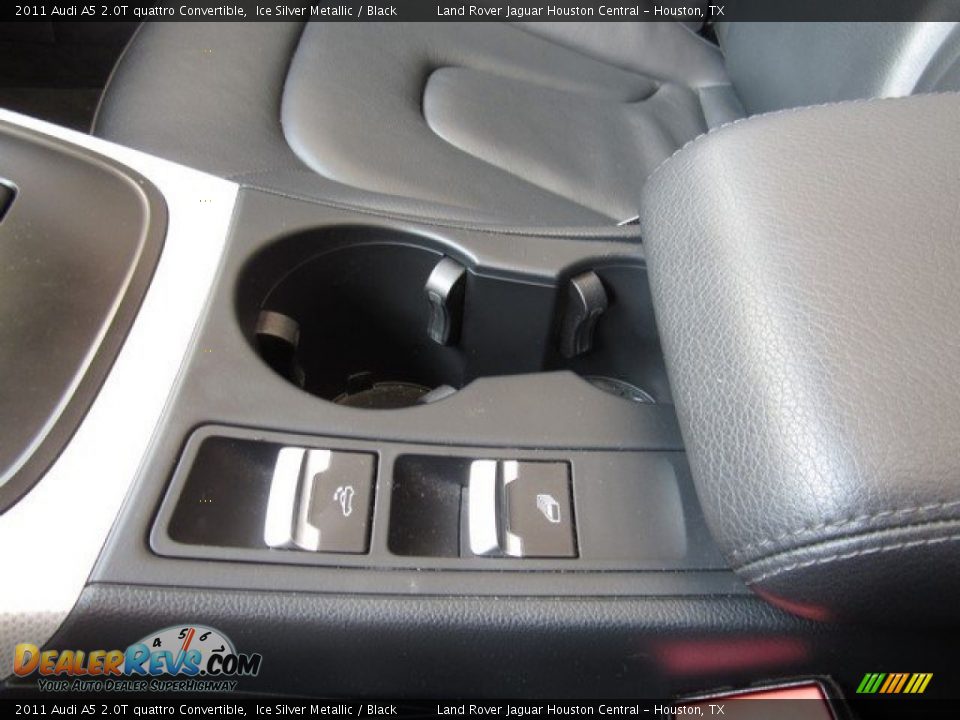 2011 Audi A5 2.0T quattro Convertible Ice Silver Metallic / Black Photo #32