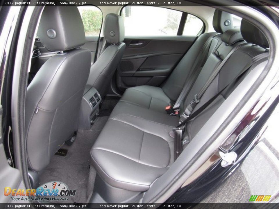 2017 Jaguar XE 25t Premium Ebony Black / Jet Photo #5