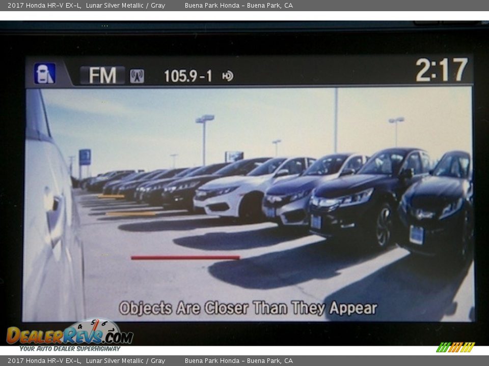 2017 Honda HR-V EX-L Lunar Silver Metallic / Gray Photo #6