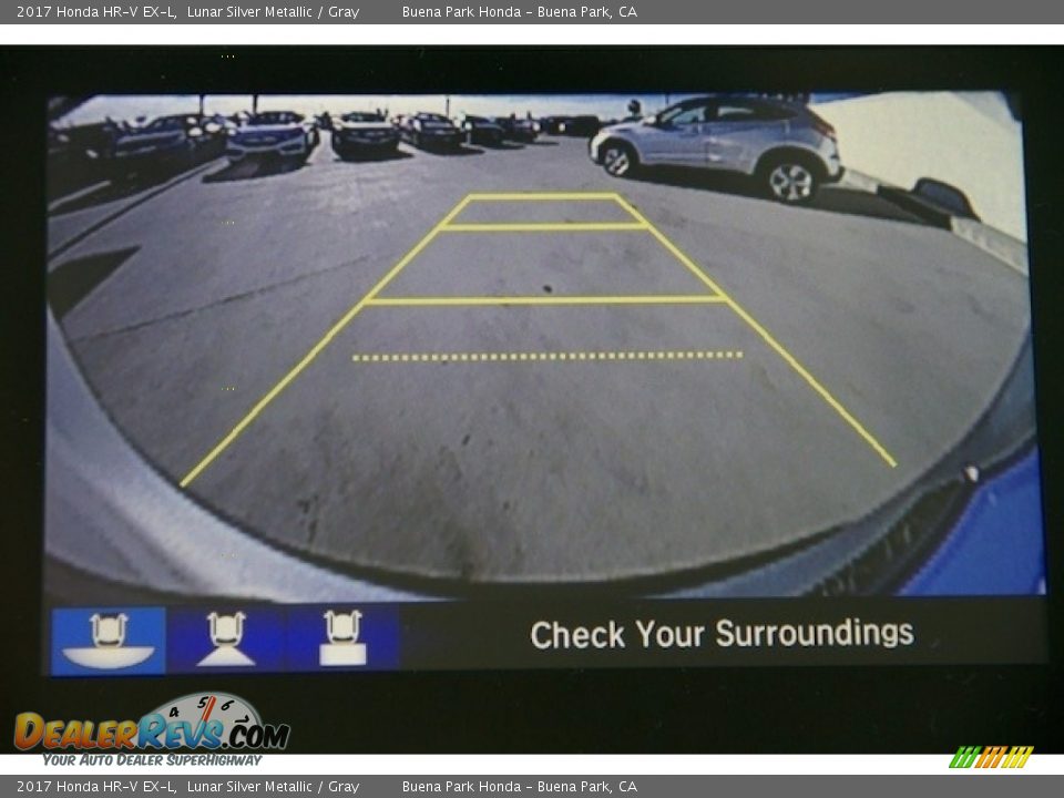 2017 Honda HR-V EX-L Lunar Silver Metallic / Gray Photo #7