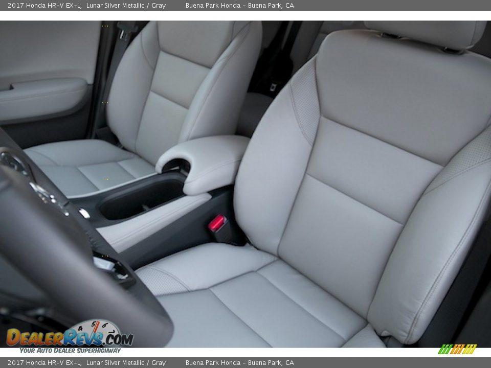 2017 Honda HR-V EX-L Lunar Silver Metallic / Gray Photo #11