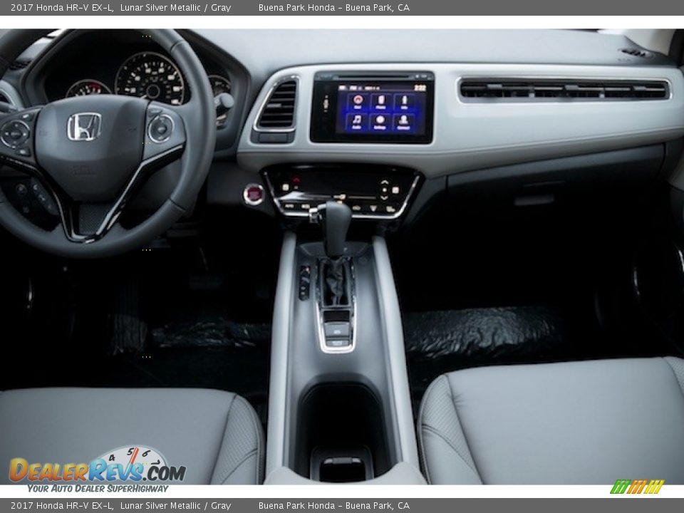 2017 Honda HR-V EX-L Lunar Silver Metallic / Gray Photo #13