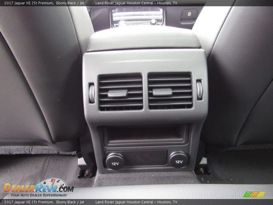 2017 Jaguar XE 25t Premium Ebony Black / Jet Photo #15