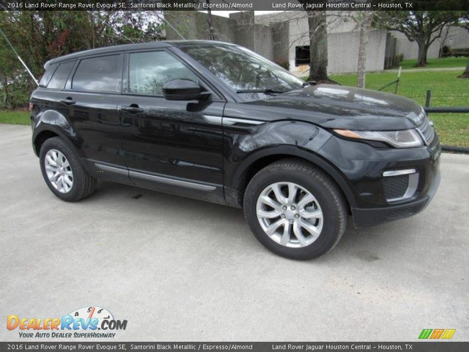 2016 Land Rover Range Rover Evoque SE Santorini Black Metalllic / Espresso/Almond Photo #1