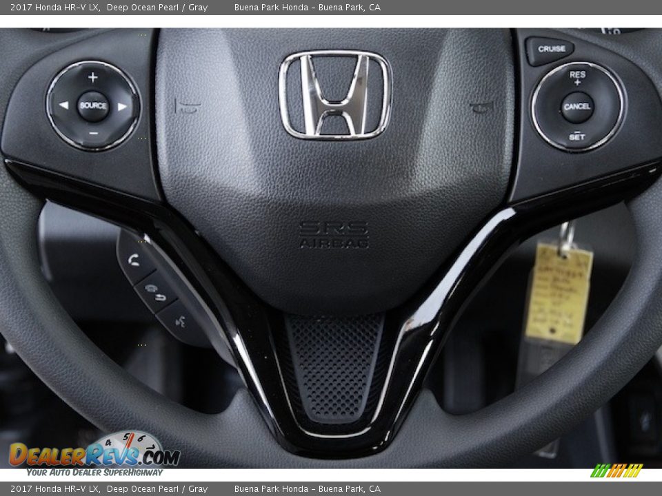 2017 Honda HR-V LX Deep Ocean Pearl / Gray Photo #8