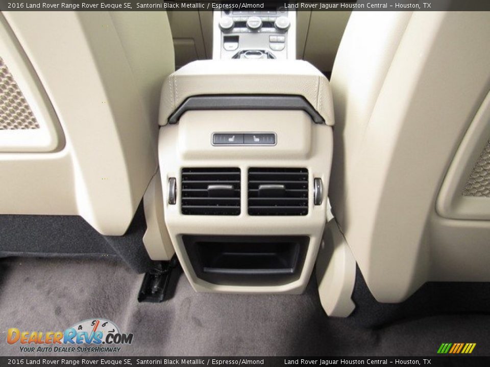 2016 Land Rover Range Rover Evoque SE Santorini Black Metalllic / Espresso/Almond Photo #15
