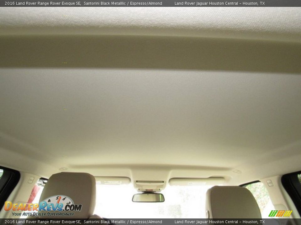 2016 Land Rover Range Rover Evoque SE Santorini Black Metalllic / Espresso/Almond Photo #17