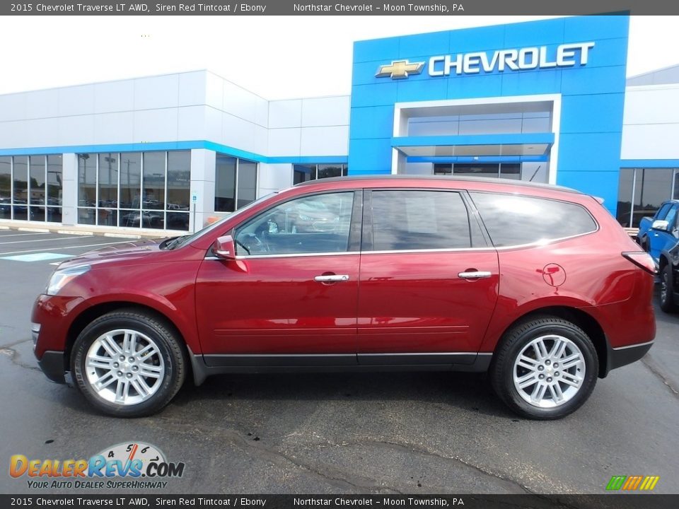 2015 Chevrolet Traverse LT AWD Siren Red Tintcoat / Ebony Photo #3