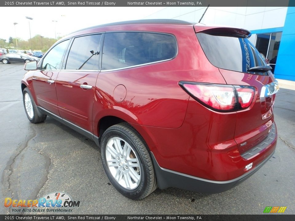 2015 Chevrolet Traverse LT AWD Siren Red Tintcoat / Ebony Photo #4