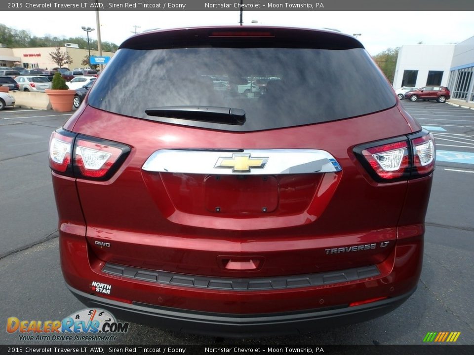 2015 Chevrolet Traverse LT AWD Siren Red Tintcoat / Ebony Photo #6