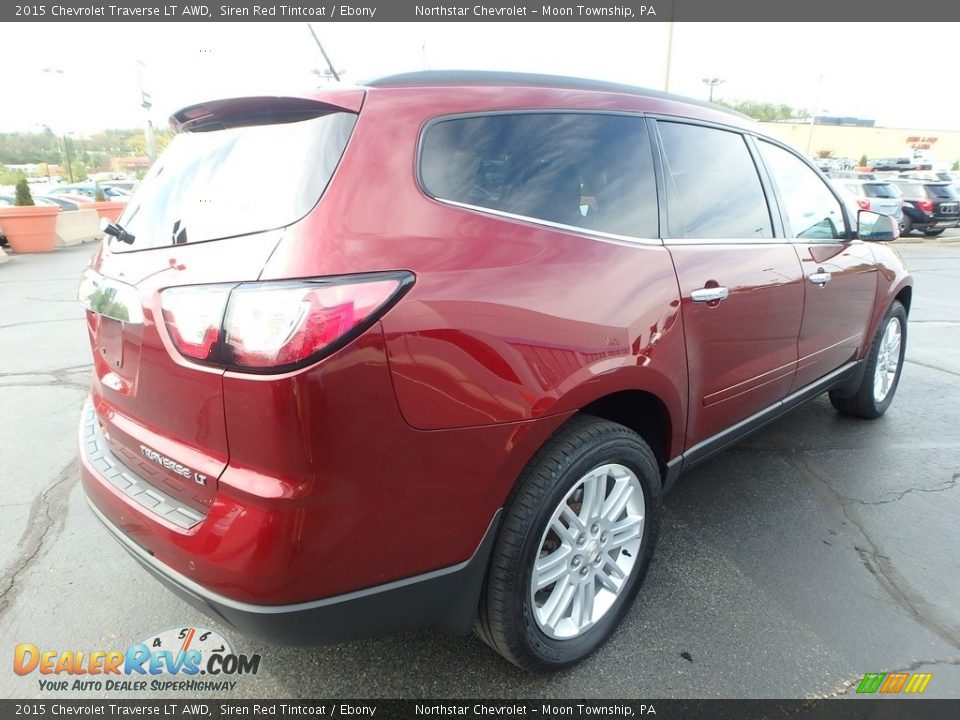 2015 Chevrolet Traverse LT AWD Siren Red Tintcoat / Ebony Photo #8
