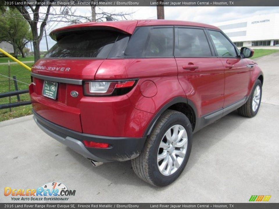 2016 Land Rover Range Rover Evoque SE Firenze Red Metalllic / Ebony/Ebony Photo #7
