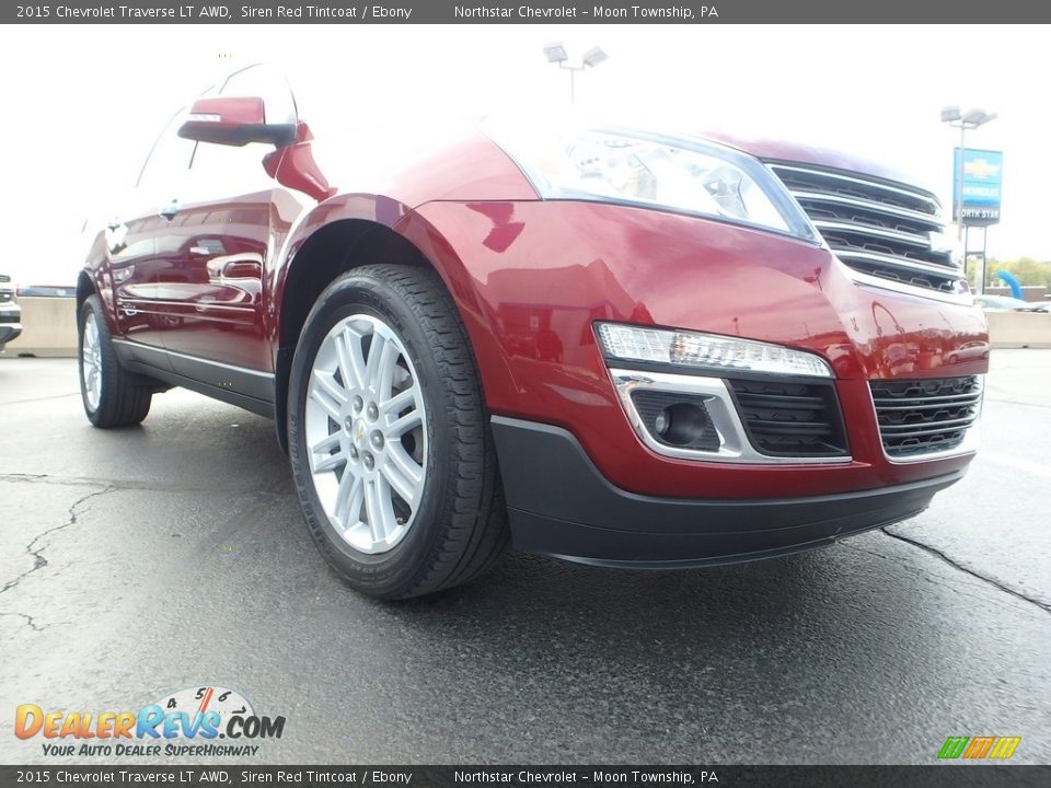 2015 Chevrolet Traverse LT AWD Siren Red Tintcoat / Ebony Photo #12