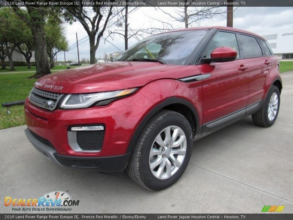 2016 Land Rover Range Rover Evoque SE Firenze Red Metalllic / Ebony/Ebony Photo #10