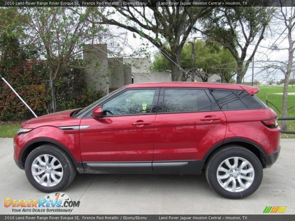 2016 Land Rover Range Rover Evoque SE Firenze Red Metalllic / Ebony/Ebony Photo #11