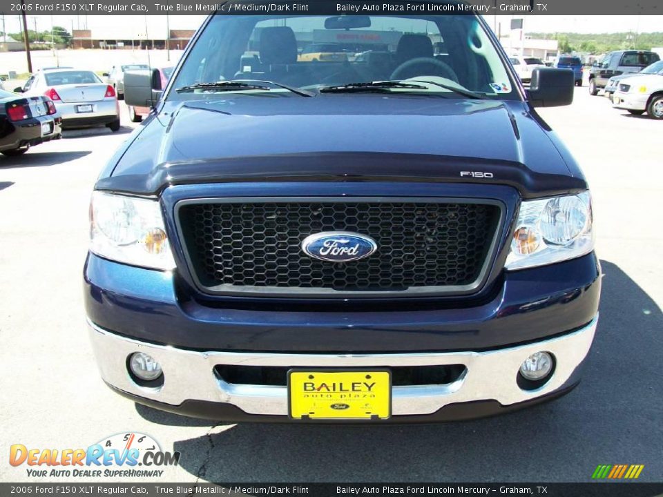 2006 Ford F150 XLT Regular Cab True Blue Metallic / Medium/Dark Flint Photo #1
