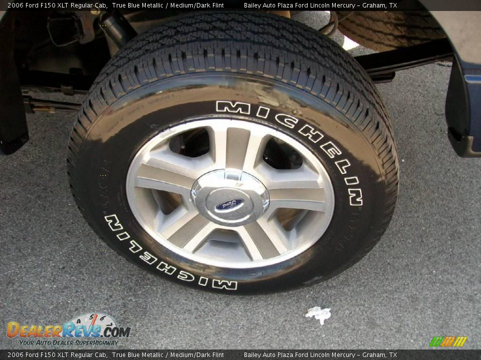 2006 Ford F150 XLT Regular Cab True Blue Metallic / Medium/Dark Flint Photo #6
