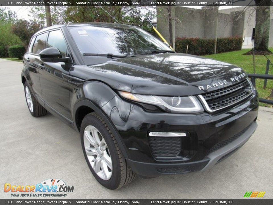 2016 Land Rover Range Rover Evoque SE Santorini Black Metalllic / Ebony/Ebony Photo #2