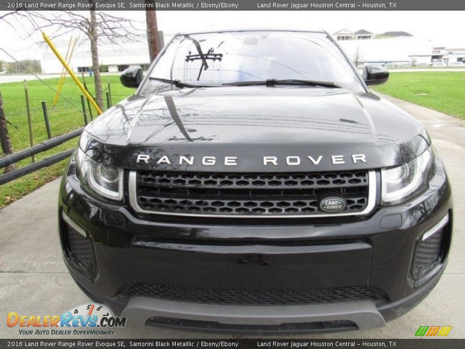 2016 Land Rover Range Rover Evoque SE Santorini Black Metalllic / Ebony/Ebony Photo #9