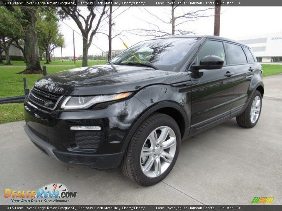 2016 Land Rover Range Rover Evoque SE Santorini Black Metalllic / Ebony/Ebony Photo #10