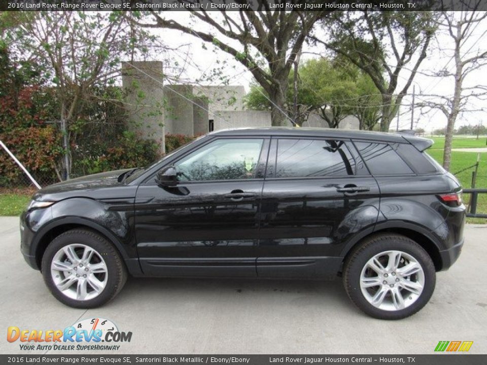 2016 Land Rover Range Rover Evoque SE Santorini Black Metalllic / Ebony/Ebony Photo #11