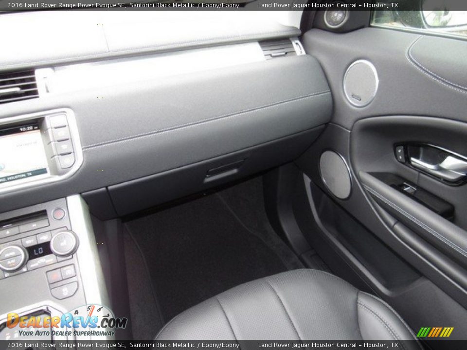 2016 Land Rover Range Rover Evoque SE Santorini Black Metalllic / Ebony/Ebony Photo #14