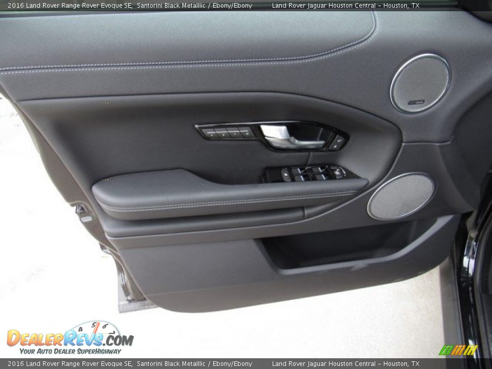 2016 Land Rover Range Rover Evoque SE Santorini Black Metalllic / Ebony/Ebony Photo #18