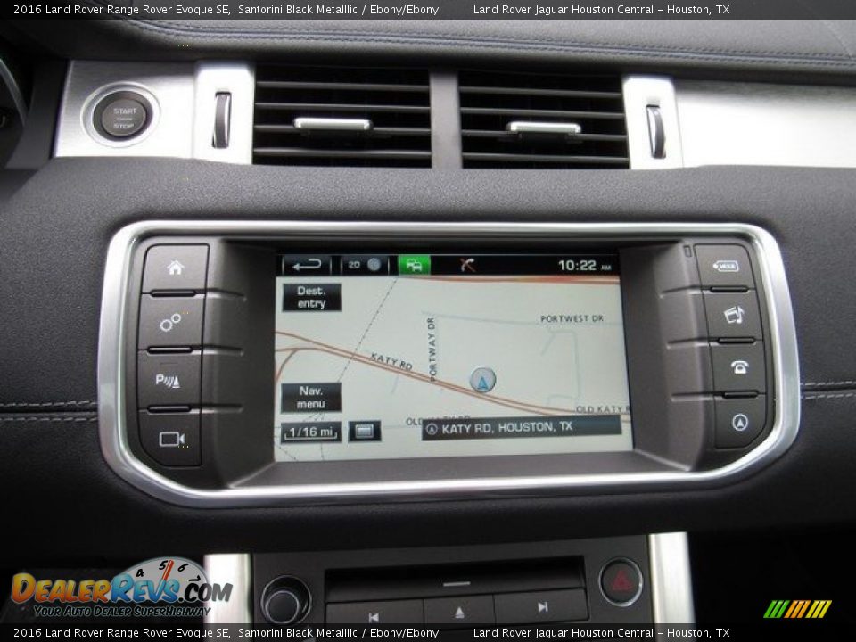 2016 Land Rover Range Rover Evoque SE Santorini Black Metalllic / Ebony/Ebony Photo #20