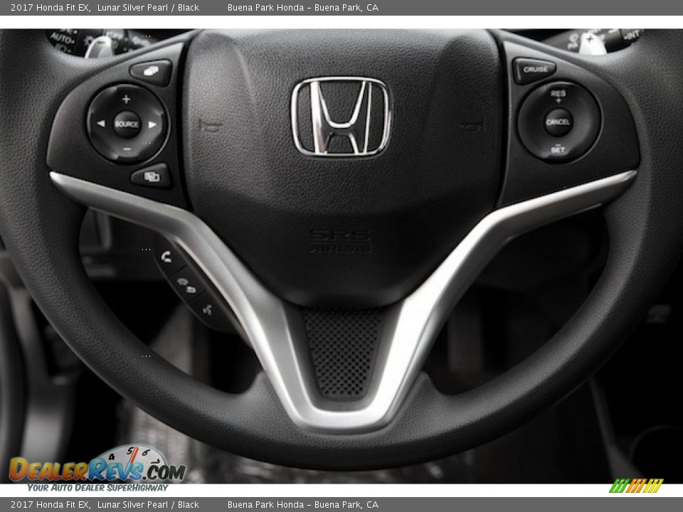 2017 Honda Fit EX Lunar Silver Pearl / Black Photo #11