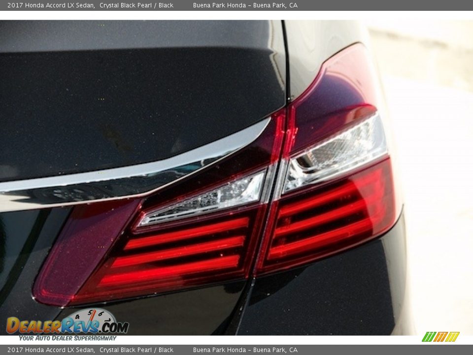 2017 Honda Accord LX Sedan Crystal Black Pearl / Black Photo #4
