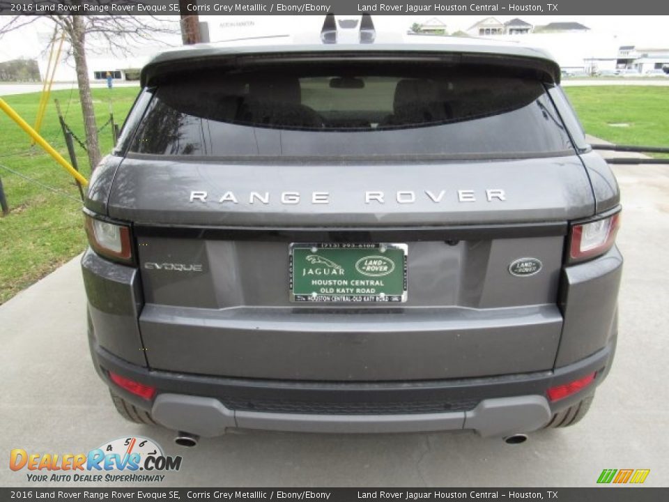 2016 Land Rover Range Rover Evoque SE Corris Grey Metalllic / Ebony/Ebony Photo #8